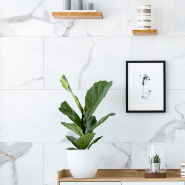 Dumawall+ Bathroom Panels Trapani 650x375mm (Pack of 8) – Waterproof Composite Tiles
