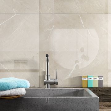 Dumawall+ Bathroom Panels Faro 650x375mm (Pack of 8) – Waterproof Composite Tiles