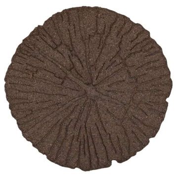 MultyHome Cracked Log Stepping Stone 460 x 460 x 17mm – Brown