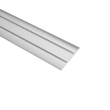 Trojan Self Adhesive Coverstrip 0.9m Chrome