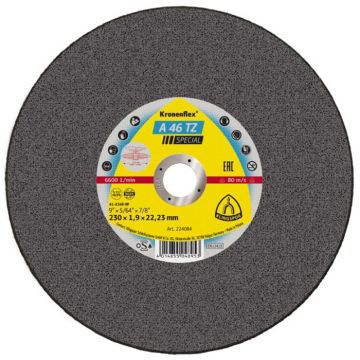 9" Stainless Steel Disc A46tz