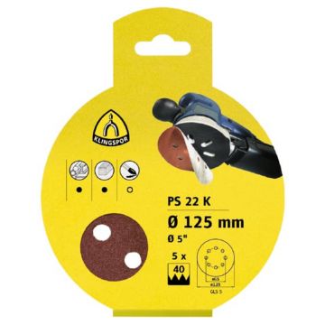 Ps22k Paper Self Fastening Dics 150mm G40 6 Hole