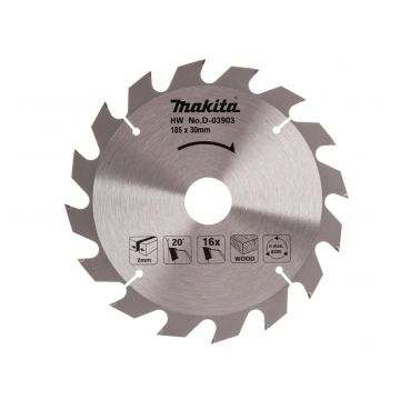 Makita Md-03903saw Blade 185 x 16tx30