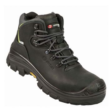 Sixton Stelvio Outdry Leather Safety Boots - Black S3 Size 43 / UK 9
