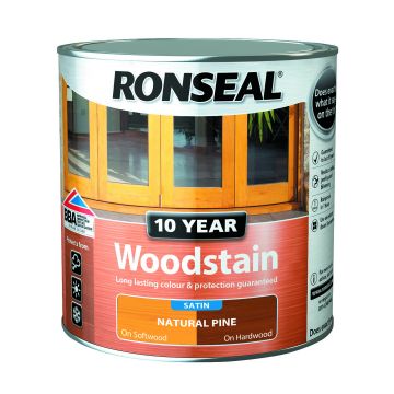Ronseal 10 Year Woodstain 750ml Natural Pine