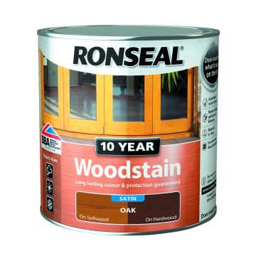 Ronseal 10 Year Woodstain 750ml Oak