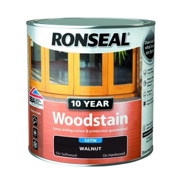 Ronseal 10 Year Woodstain 750ml Walnut