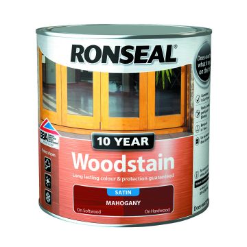 Ronseal 10 Year Woodstain 2.5l Mahogany