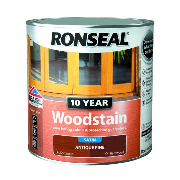 Ronseal 10 Year Woodstain 2.5l Antique Pine