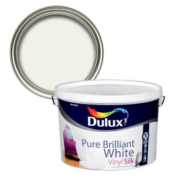 Dulux Vinyl Silk Pure Brilliant White 10l
