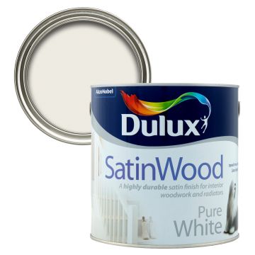 Dulux Satinwood Pure White 2.5l