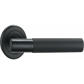 Ashfield & Co Kinsale Knurled Door Lever Black Nickel