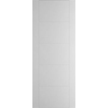 Orlando Grooved White Primed Door 6'6