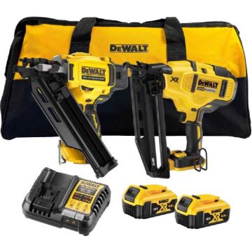 Dewalt 18v Xr Nailer Kit (Dcn930/Dcn660) 2 x 5ah Dewalt DCk246p2