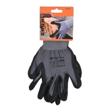 Nitrile Dipped Gloves XL