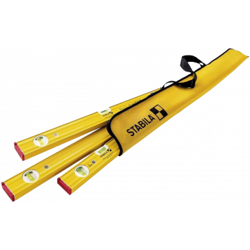 Stabila 80 AS Pro Level Set - Comes with 3 Spirit Levels and Case
