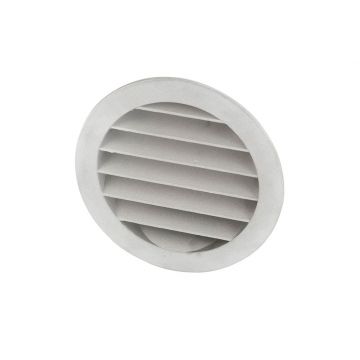 100mm Round Louvre Flyscreen White Icv256fwh