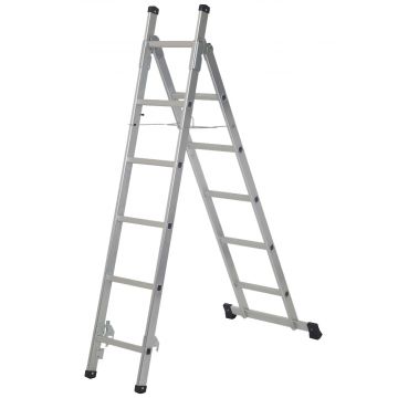Youngman 3 In 1 Combi Ladder - Silver