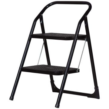 Werner Black Steel Stepstool 2 Tread