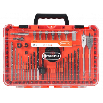 90 Pcs Drills & Bits Set Display Box