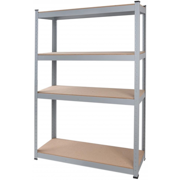 Chadwicks MDF Portable 4 Shelf Rack Unit - (30 Inch x 12 Inch x 60 Inch)
