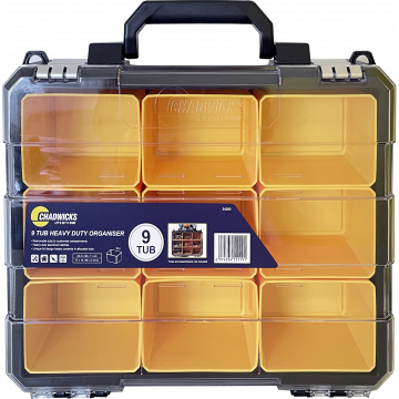 Chadwicks 9 Tub Heavy Duty Organiser - 