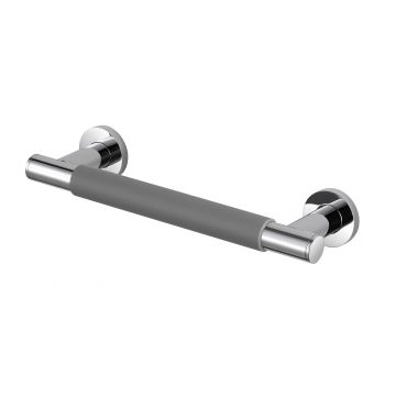 Soul Chrome Grab Bar 30cm Grey Rubber Grip Soul