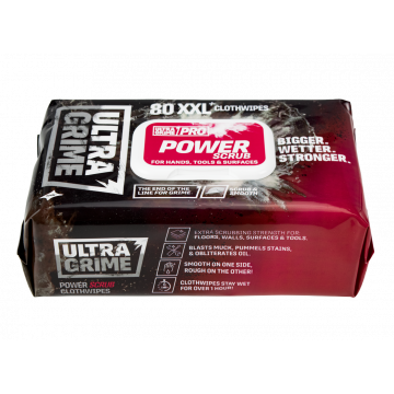 80 Pack Ultragrime Power Scrub Wipes
