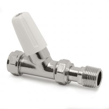 Pegler Terrier Valve 1/2" Chrome Plated Straight Ls