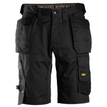 Snickers AW Loose Stretch Loose Shorts - 39" Black/Black 