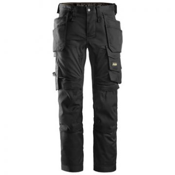 Snickers AW Stretch Trousers Black - Size: W38 L32 
