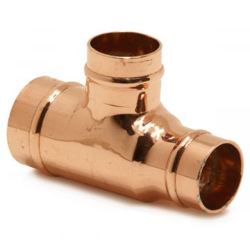 Solder Ring Reducer Tee 3/4 x 1/2 x 1/2"