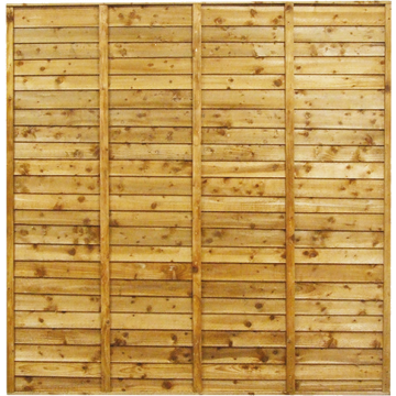 Coolrain Shiplap Fence Panel - 1.5m x 1.8m-
