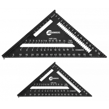 Rafter Square Twin Pack - 7 Inches + 12 Inches