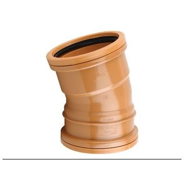 6in Sewer Short Radius Bend Double Socket 15deg