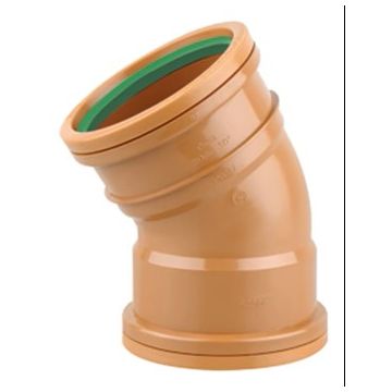 6in Sewer Short Radius Bend Double Socket 30deg