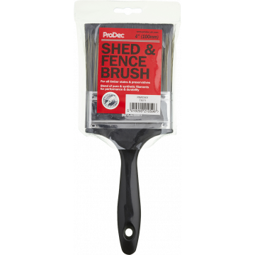 Prodec Flat Shed & Fence Brush - 4"