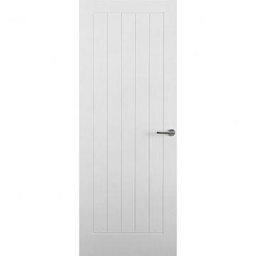 Indoors Savannah 5 Panel Fire Door FD30 - White - 78 Inch x 30 Inch (1981mm x 762mm)