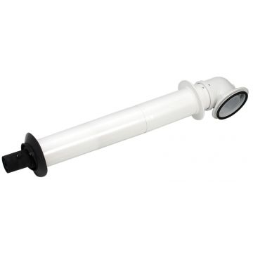 Worcester 60/100mm Longer Telesc horizontal Flue Kit 171 570/790mm