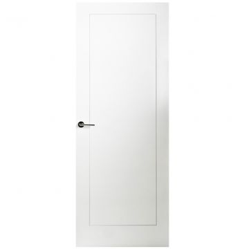 Indoors Atlanta 1 Panel Fire Door FD30 - White - 80 Inch x 32 Inch (2032mm x 813mm)
