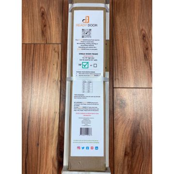 Single Door Frame MDF 78" High Door 4.1/4" Or 5.1/4" Walls comes with Frame Extender