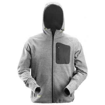 Flexiwork Fleece Hoodie 8041 Grey/Black Small Small