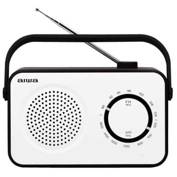 Aiwa Portable Fm/Am Radio White
