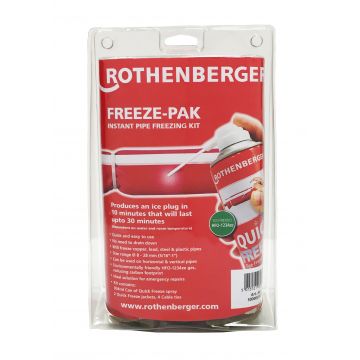 Rothenberger Freeze Pak Pipe Freezing Kit