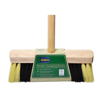 Dosco B & W Nylon Sweeping Brush 11" comes with Handle