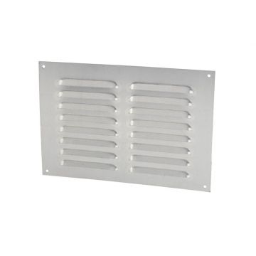 Plain Aluminium Louvre Vent 9 x 6"