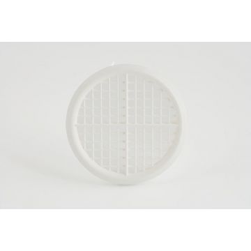 Icon Roof Vent Push In Soffit White 10/pack