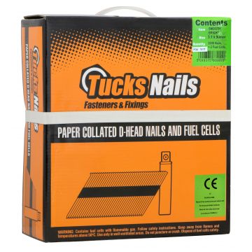 Tucks Nail Fuel Pack 3.1 x 75mm Ring Bright 2200+2