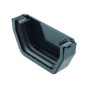 Black Squareline Stopend External 100mm T8811