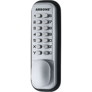Arrone Ar/D-195mc Push Button Digital Lock Satin Chrome